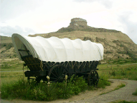 Conestoga Wagon, Rear, Scotts Bluff National Monument