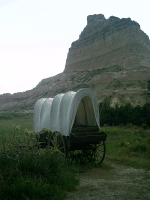 Covered Wagon, Rear, Scotts Bluff National Monument