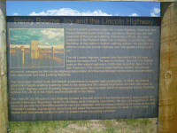 Marker, Lincoln Highway, Summit Turnout, I-80, Laramie, WY