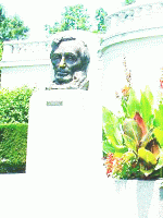 Lincoln Bust, Springfield, IL Cropped Brightened