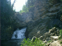 Running Eagle Falls, Glacier Park